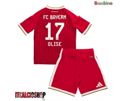Bayern Munich Michael Olise #17 Prima Maglia Bambino 2026-27 Manica Corta (+ Pantaloni corti)